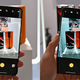 You can see what the camera looks like normally on the left, and how things look when you turn on the phones ND8 filter.